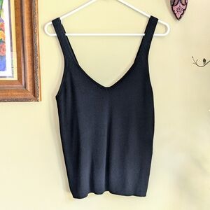 Banana Republic black sweater tank